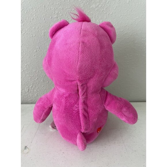 Care Bears Hug & Giggle Cheer Bear 12" Pink Rainbow Works Plush - Picture 3 of 11